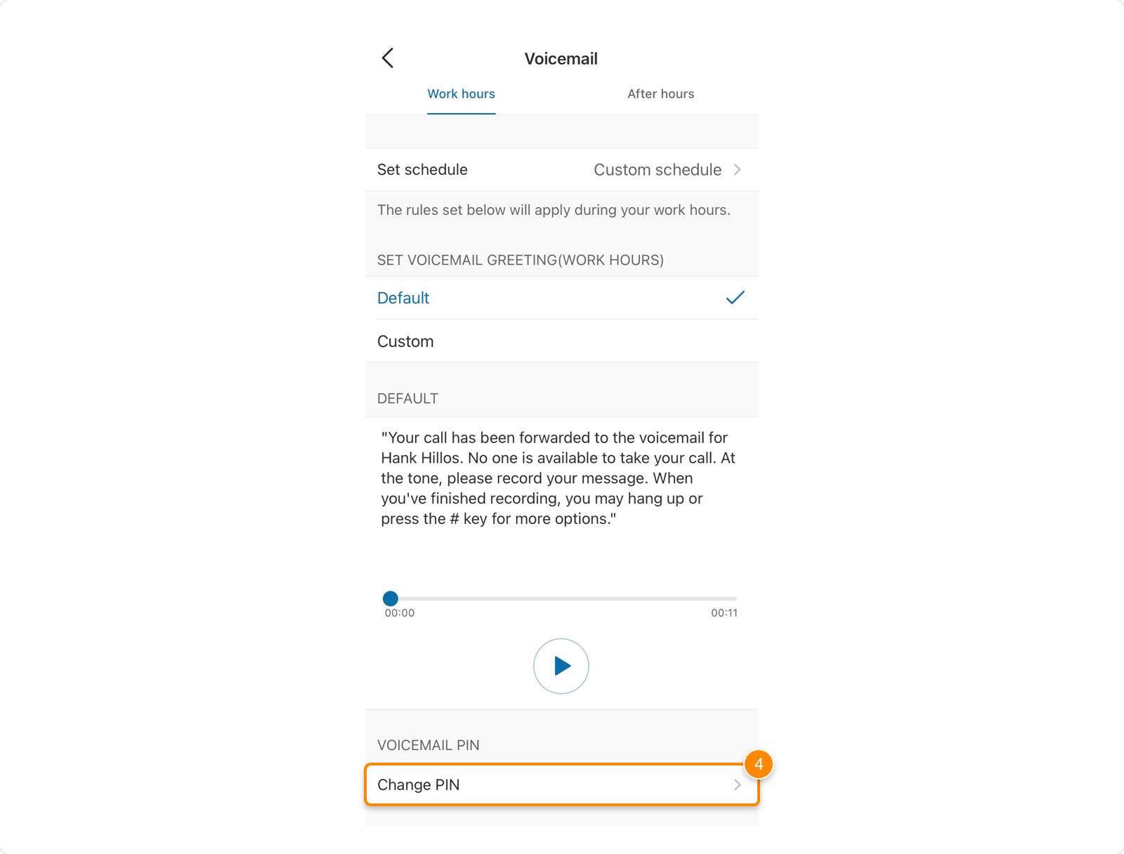 Changing a RingCentral account PIN RingCentral Support