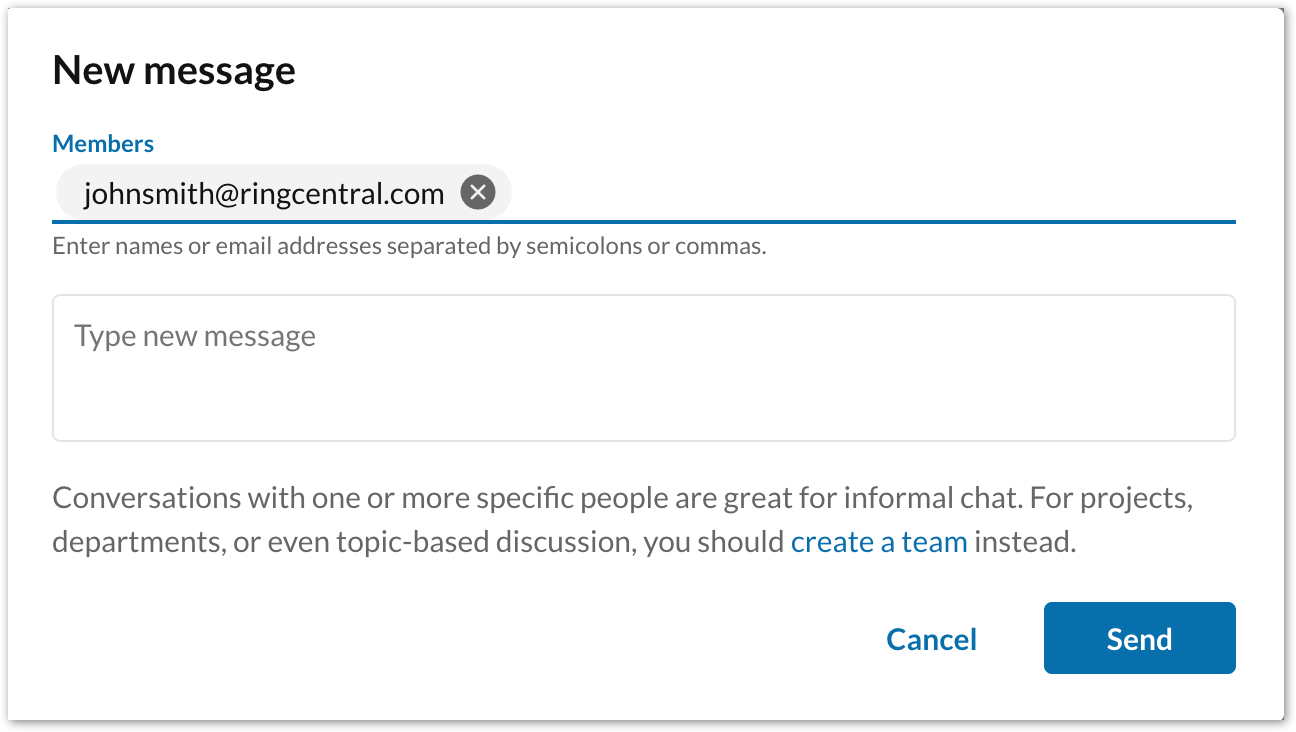 Adding a new user to the RingCentral app desktop and web RingCentral app