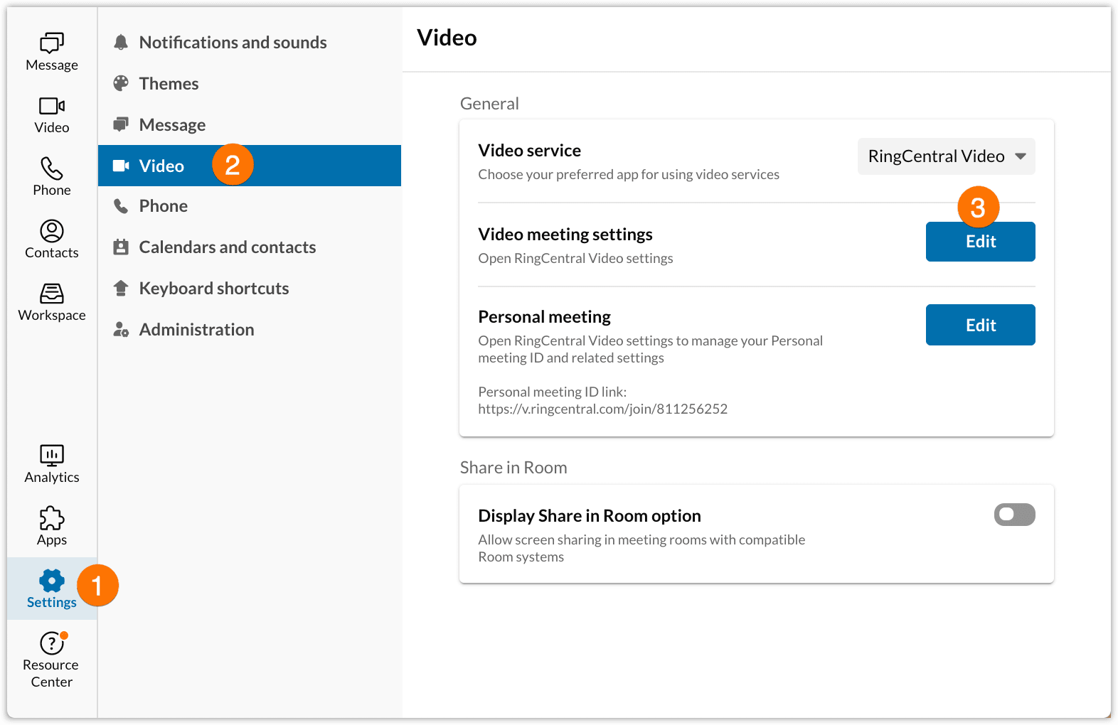 Setting Delegates To Schedule Your RingCentral Video Meetings On 