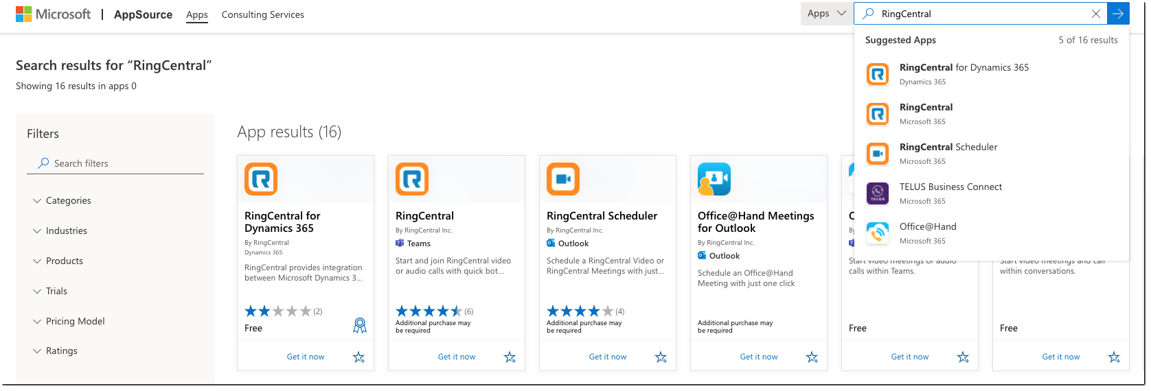 RingCentral on the App Store