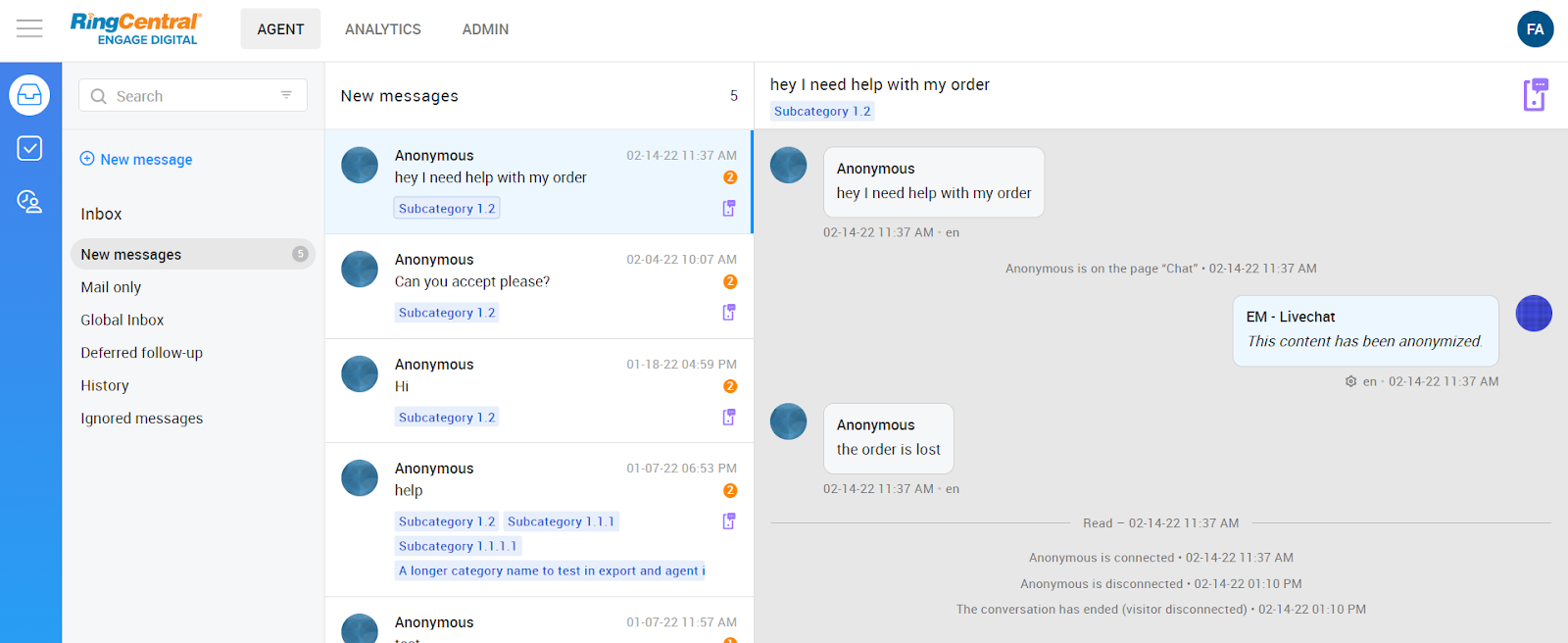 RingCentral Engage Digital Release Notes February 2022 | RingCentral ...