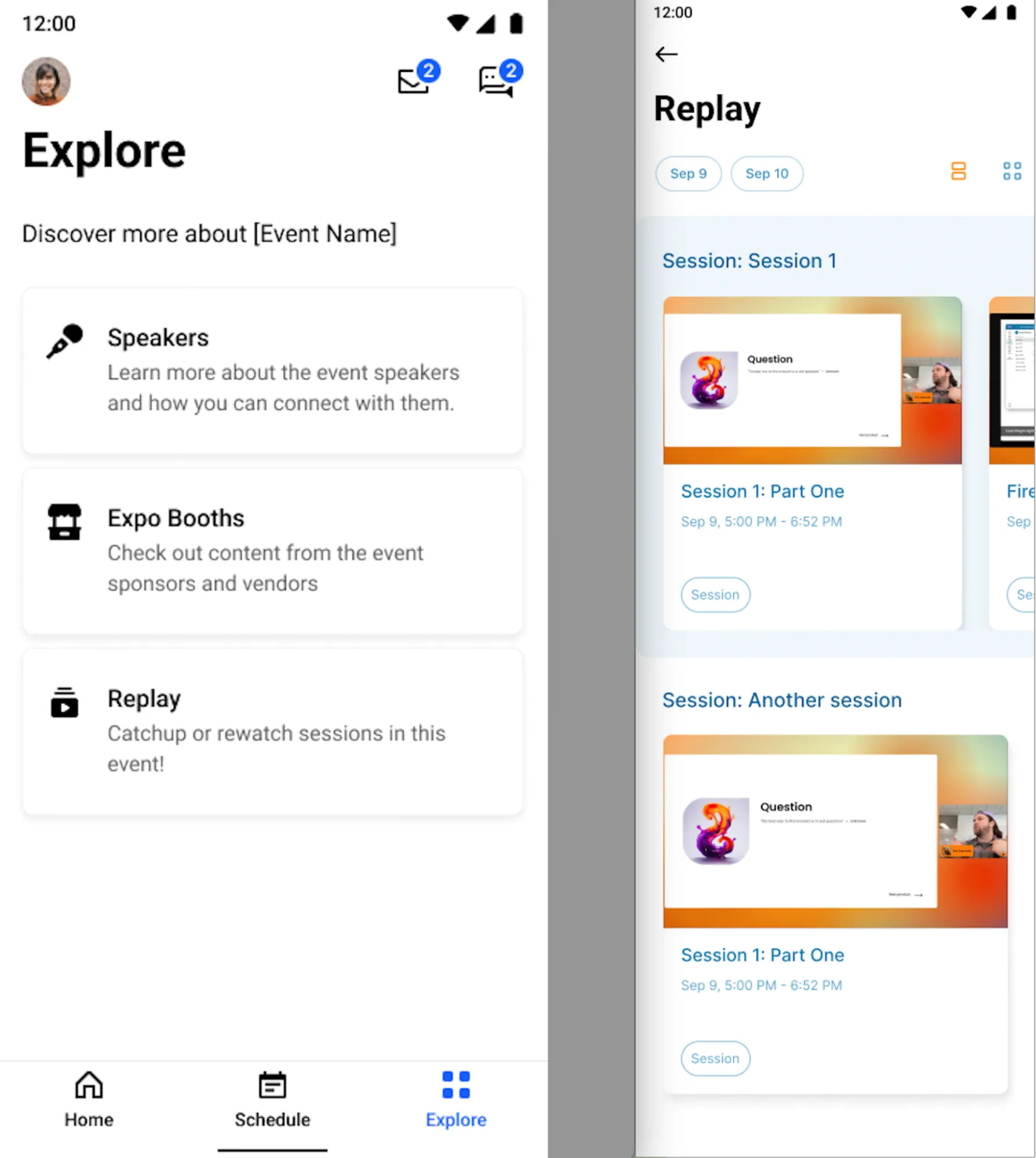 Replay for Onsite & Attendee App
