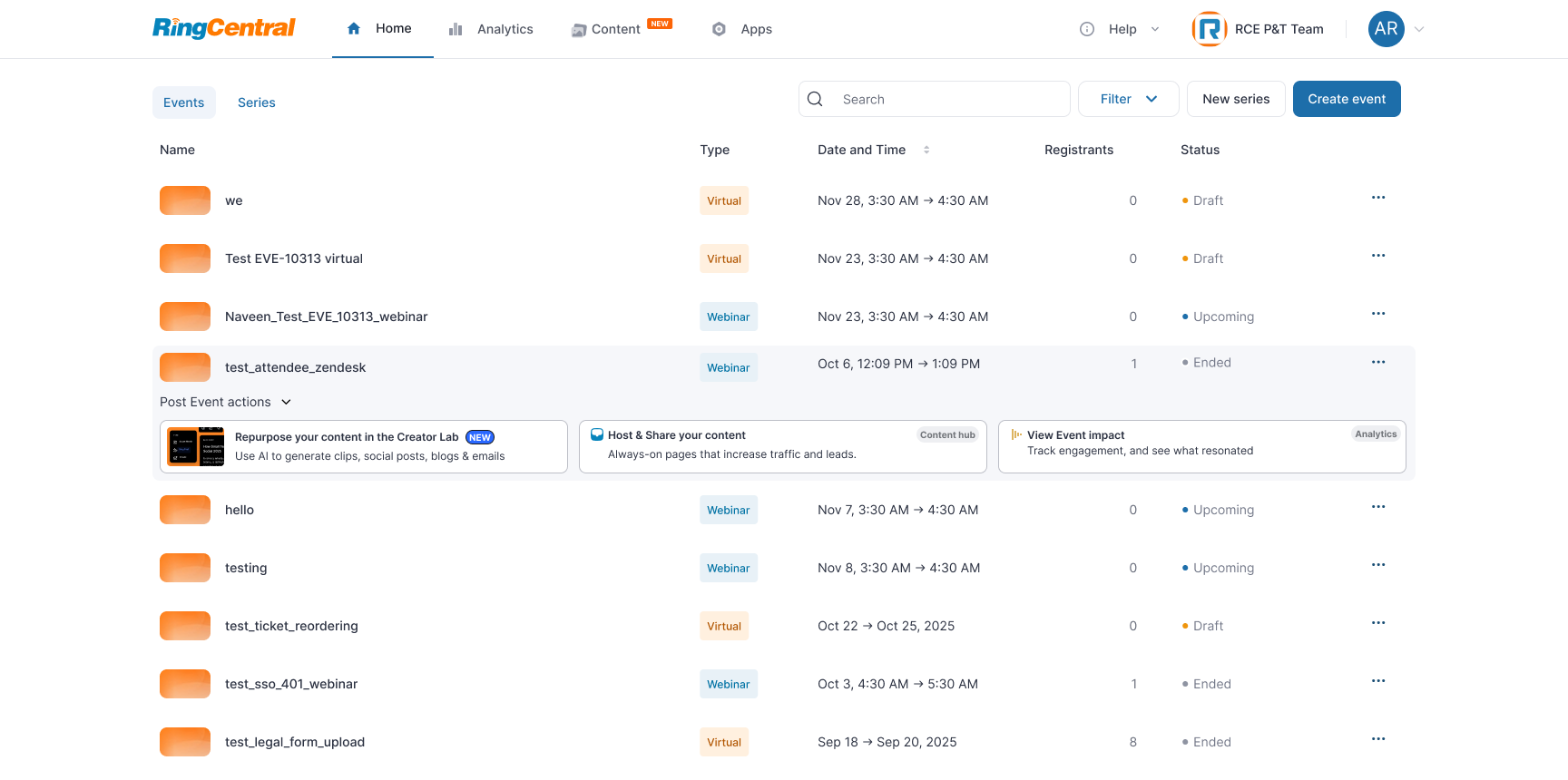 RingCentral Events Release Notes | January 2026