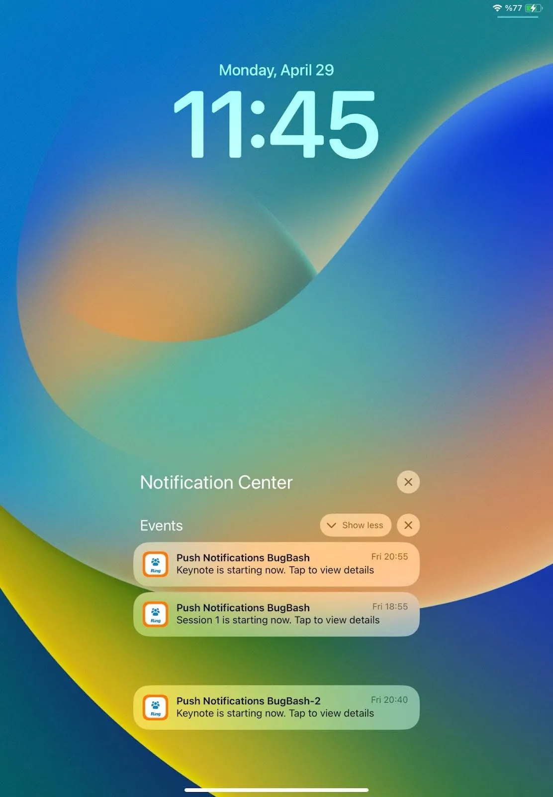 Native Push Notifications on the Attendee App (WIP)