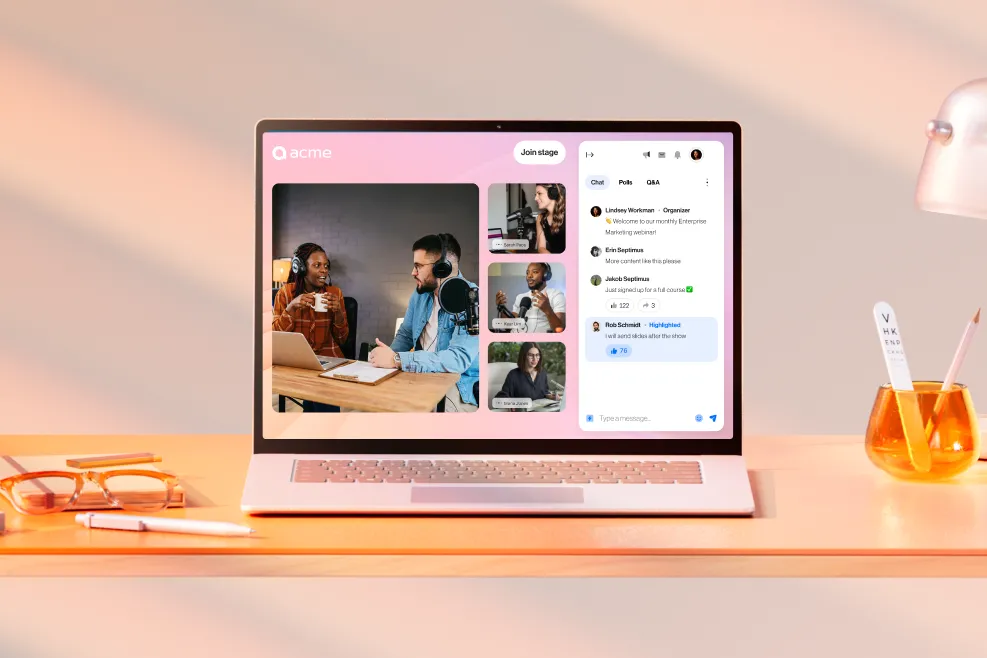 Easier to use webinars/events