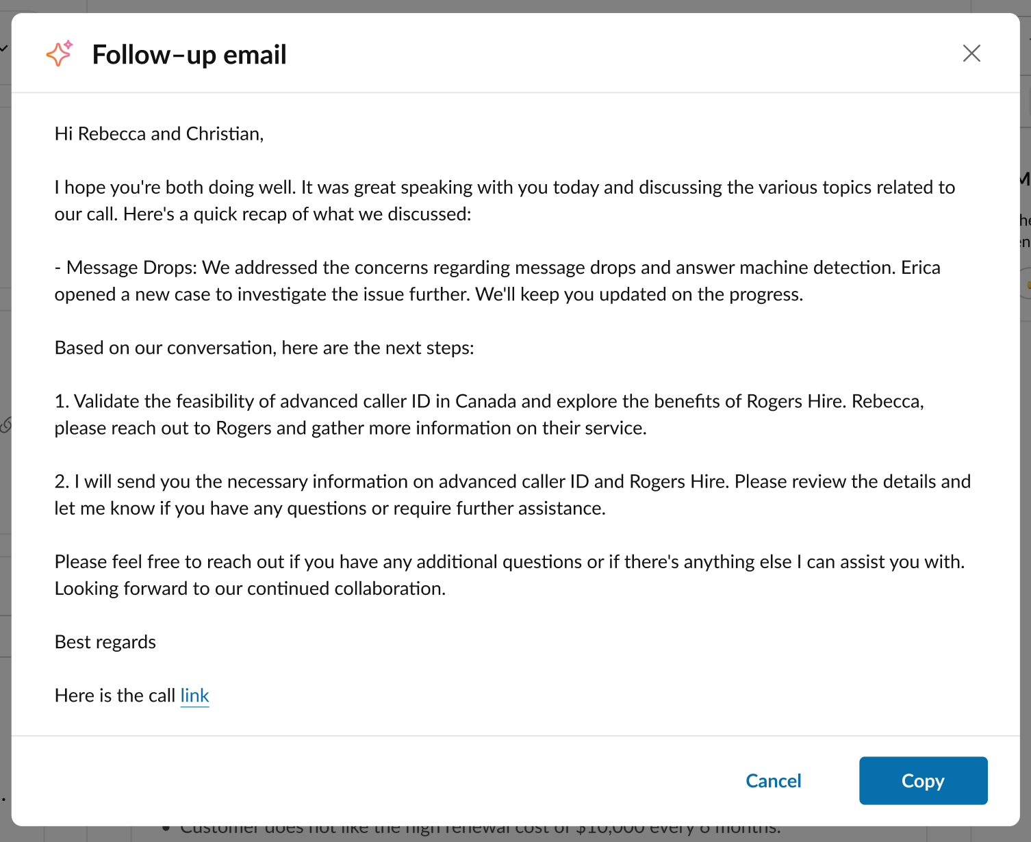 RingSense Release Notes RingCentral Support