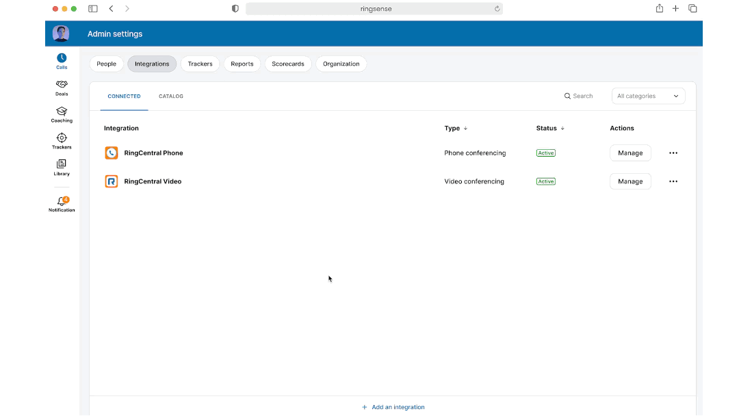 Integrations Setup Usability Improvements