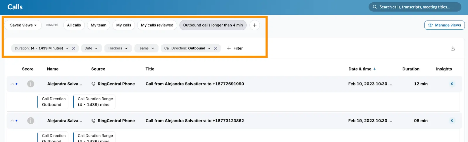 Revamped Filters and Saved Views UI